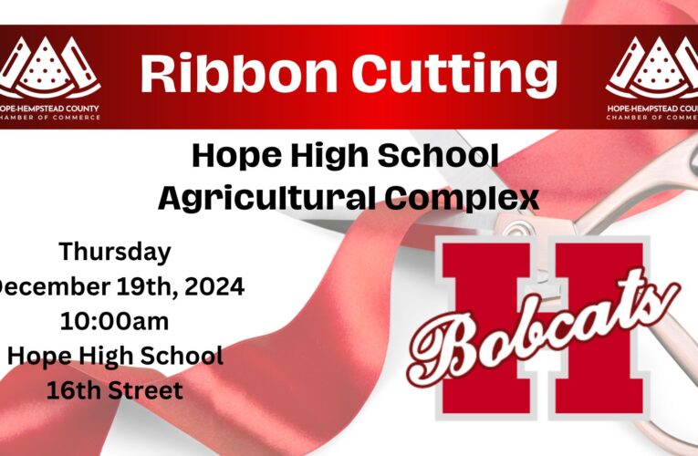 Ribbon cutting Thursday for HHS Agricultural Complex