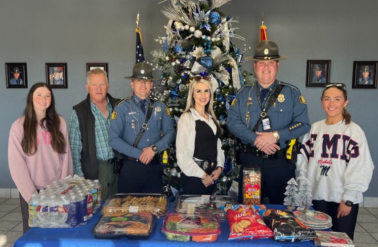 Trooper G officers blessed with Christmas treats