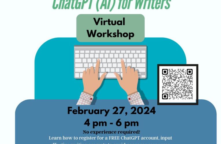 Beginners Guide to Using Free ChatGPT (AI) for Writers Course to be Offered at UAHT