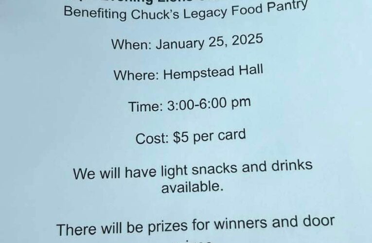 Hope Evening Lions Club Bingo Night