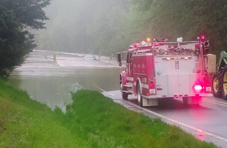 Fulton VFD water rescue this morning