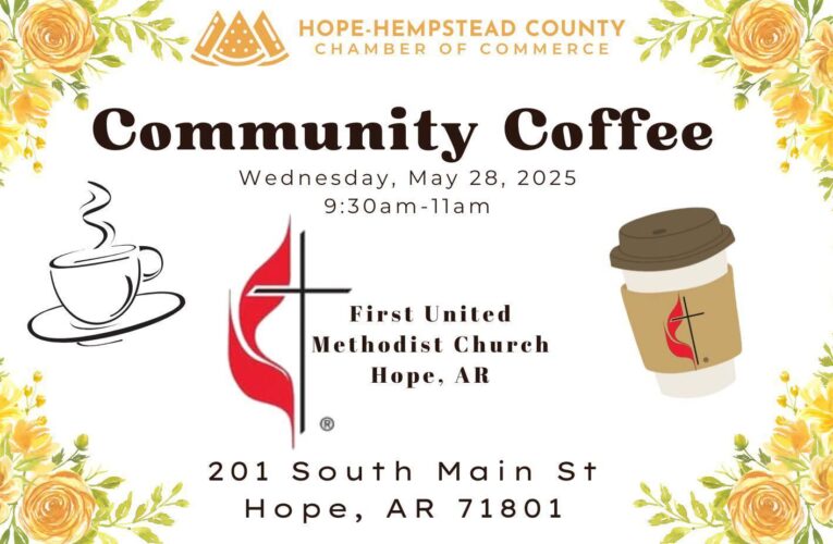 Community Coffee underway in Hope
