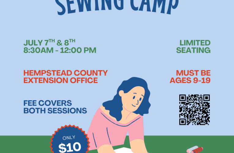 Sewing Camp set for Hope