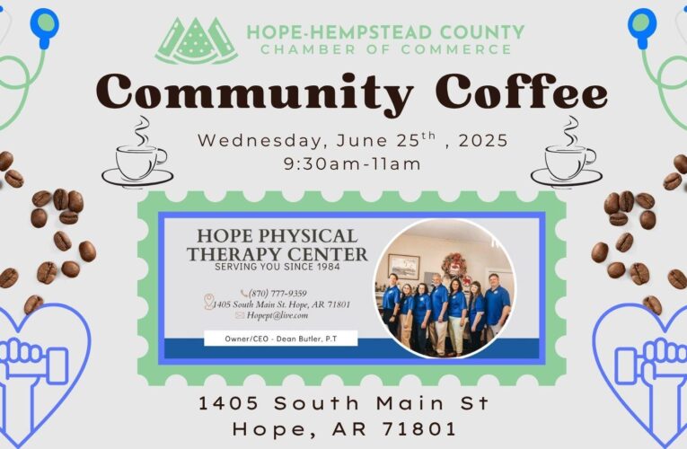 Community Coffee this morning
