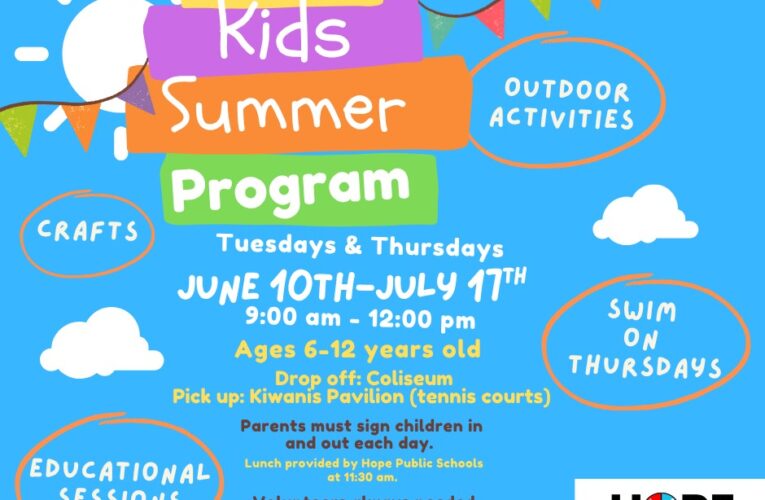 Kids Summer program begins Tuesday at Fair Park