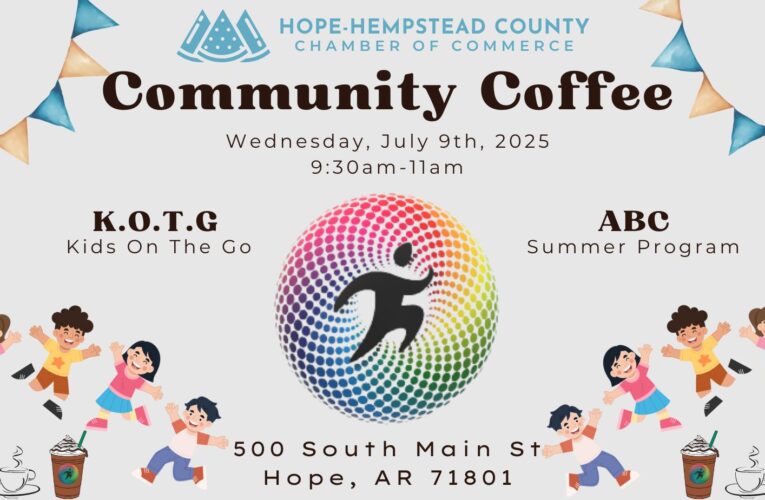 Community Coffee this morning