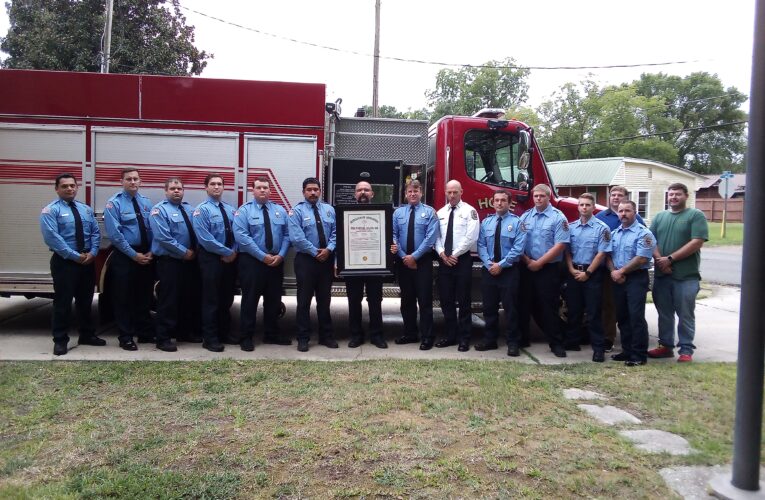 Firefighters union induction ceremony held