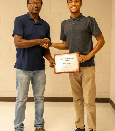 Kyron Williams is the recipient of the William L. & Mattie Bazzelle Scholarship