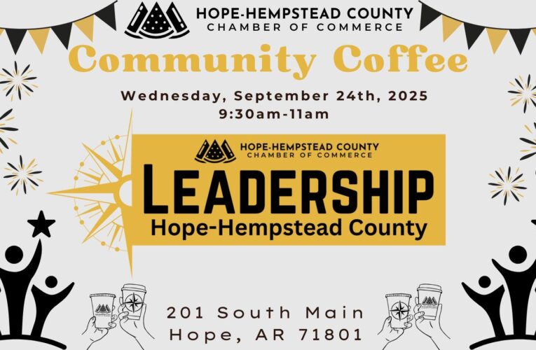 Community Coffee this morning in Hope