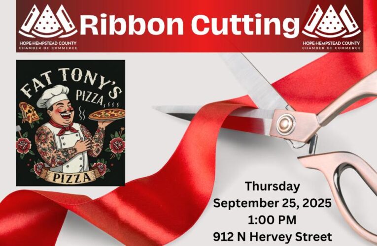 Ribbon cutting today in Hope