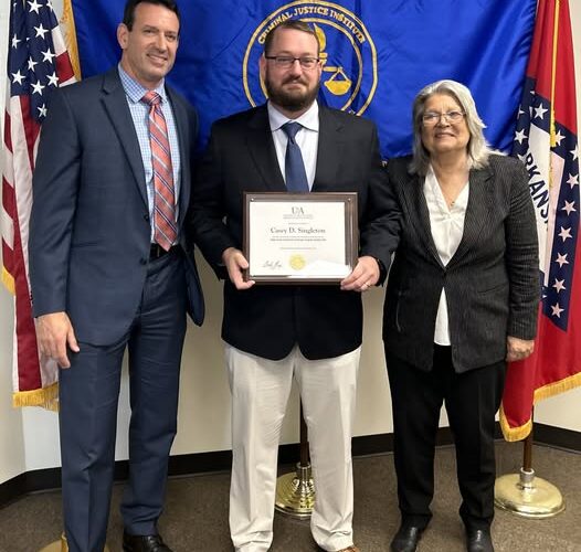 Det. Singleton Crime Scene Technician Certificate Program graduate