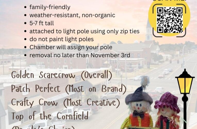 1st Annual Scarecrow Stroll – registration now open!