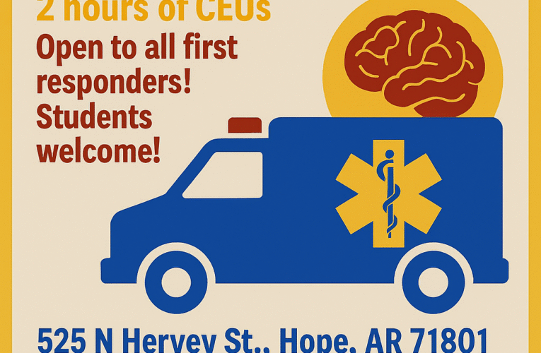 UAMS Stroke Program, SWARMC, and Pafford Medical Services Partner to host Stroke Education Class for EMS