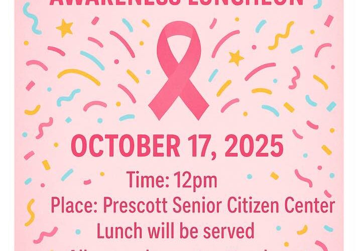 Breast Cancer Awareness Luncheon today in Prescott