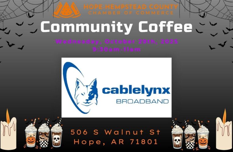 Hope Community Coffee this morning