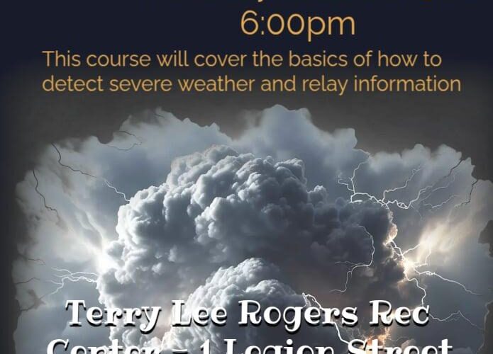 Area Skywarn class scheduled