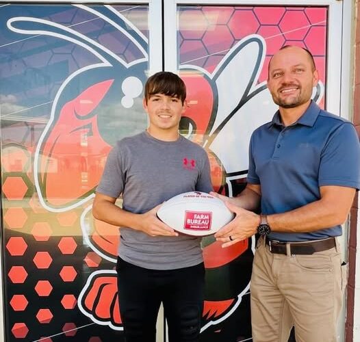 Kaden Powell Blevins’ “Farm Bureau Player of the Week”