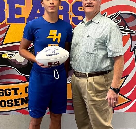 Jackson Putz, Spring Hill “Farm Bureau Player of the Week”