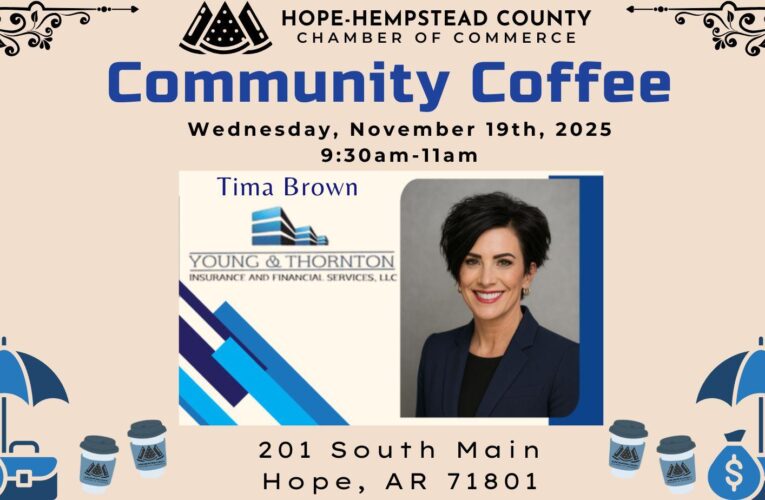 Community Coffee this morning