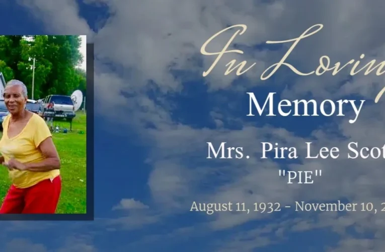 Mrs. Pira Lee “Pie” Scott