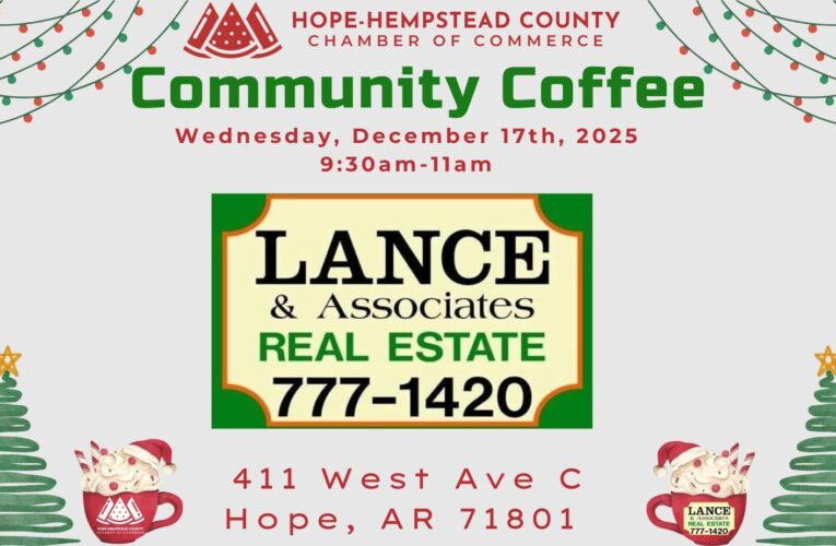 Community Coffee this morning