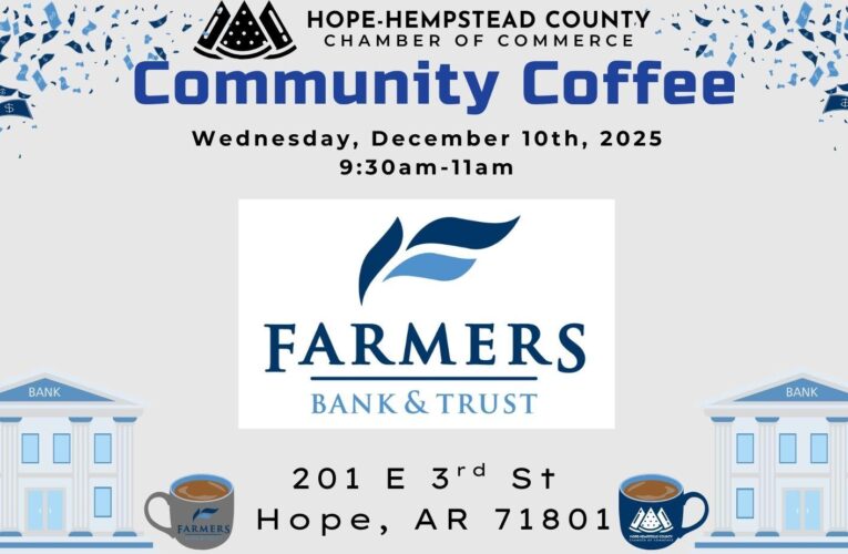 Hope Community Coffee this morning