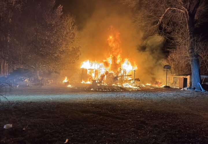 Fire destroys house in Nevada County