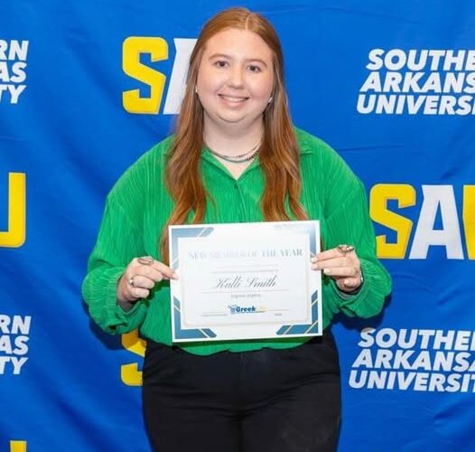 Kalli Smith, 2025–26 SAU Alumni Association Senior Scholarship recipient