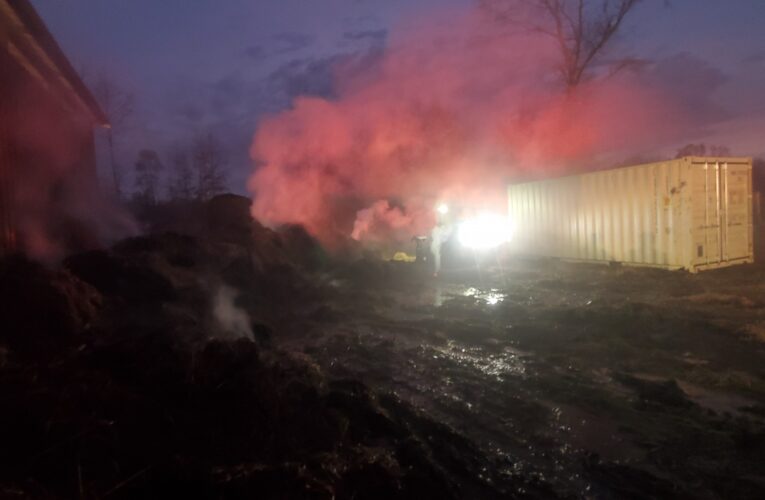 Ozan Rural Volunteer Fire Department Responds to Hay Fire