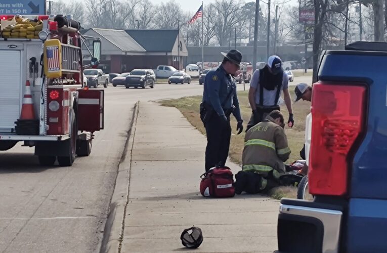 Noontime Accident on North Hervey