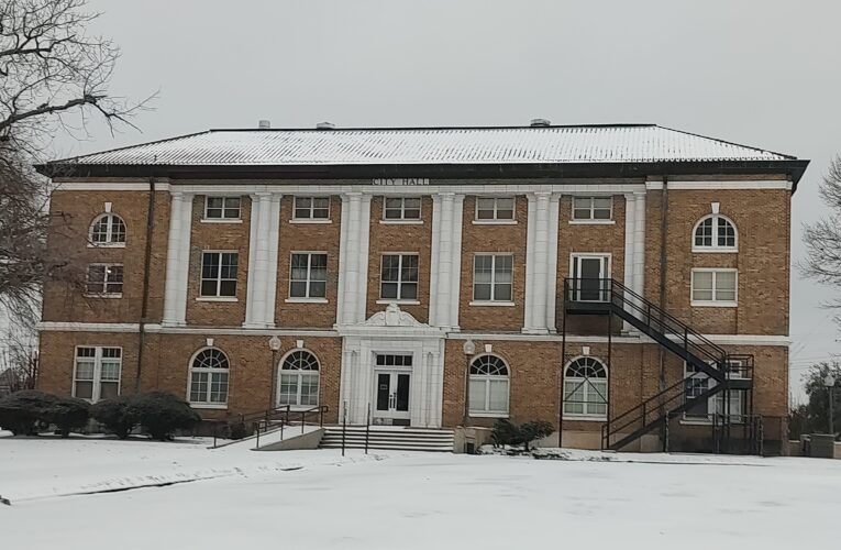 Icy Scenes Around Hope on Saturday