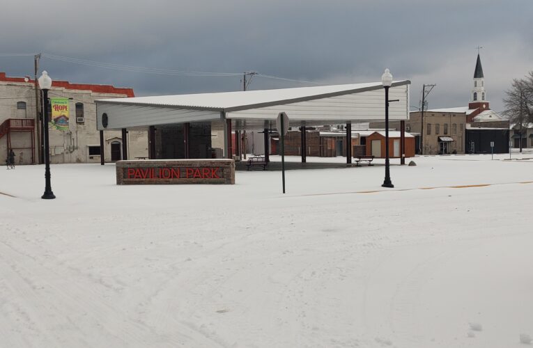 Sunday Icy Scenes Around Hope