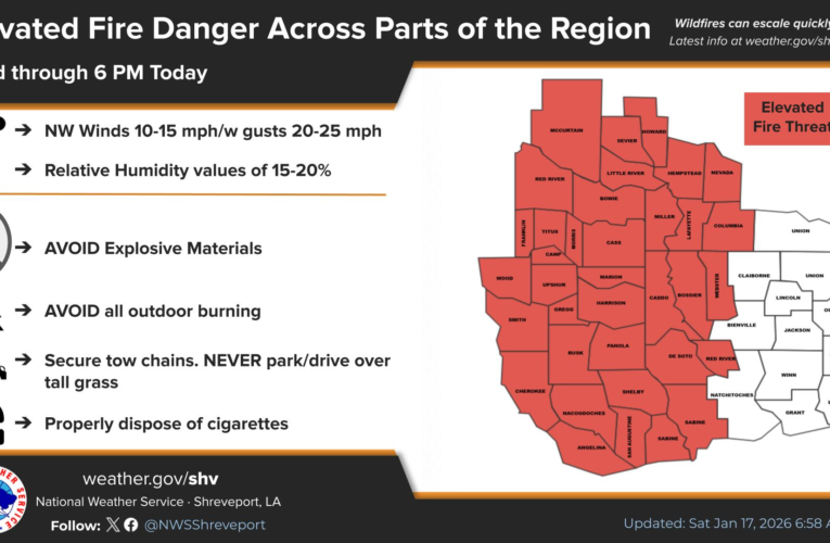 Enhanced fire danger this weekend