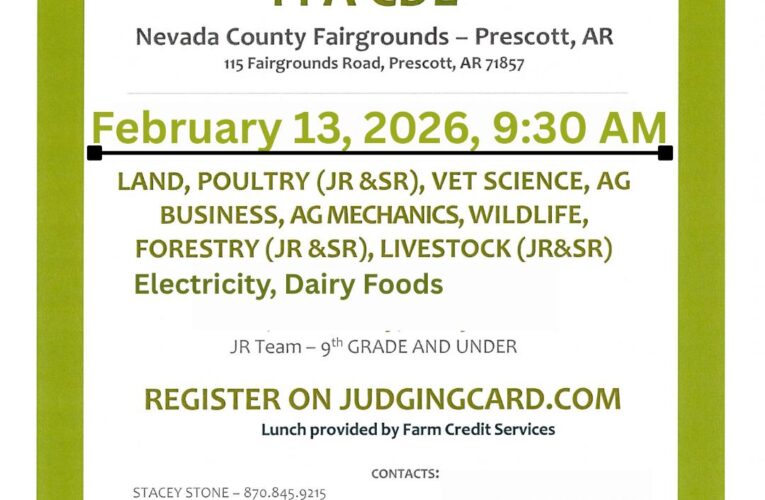 Nevada County 4-H & FFA CDE