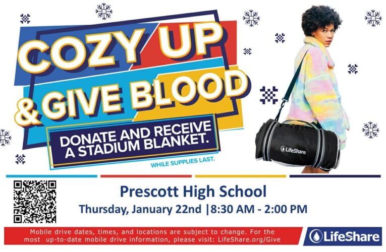 Blood drive set for Prescott High School