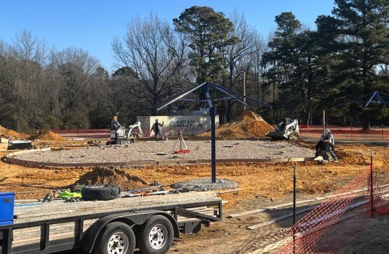 North Side Splash Pad Update in Hope