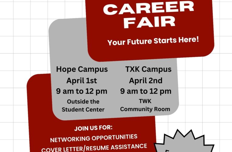 UA Hope-Texarkana to Host Career Fair on April 1–2