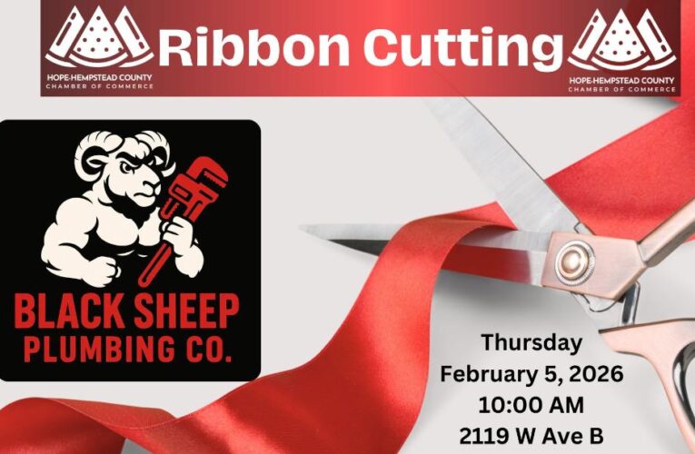 Ribbon cutting this morning in Hope