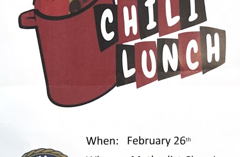 Prescott Kiwanis Club Chili Lunch Thursday