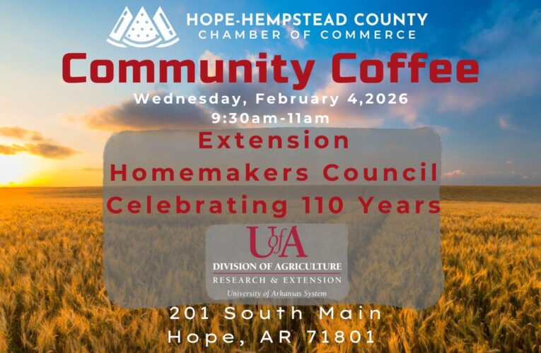 Community Coffee this morning-Extension Council celebrating 110 years!