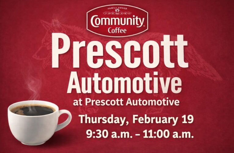 Community Coffee in Prescott this morning