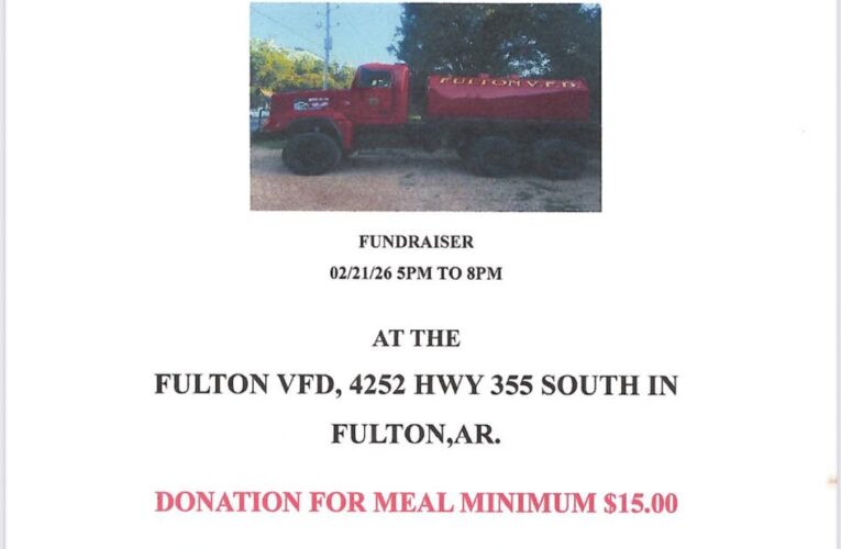 Fulton VFD fundraiser this evening