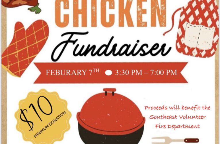 Southeast Volunteer Fire Department fundraiser this evening