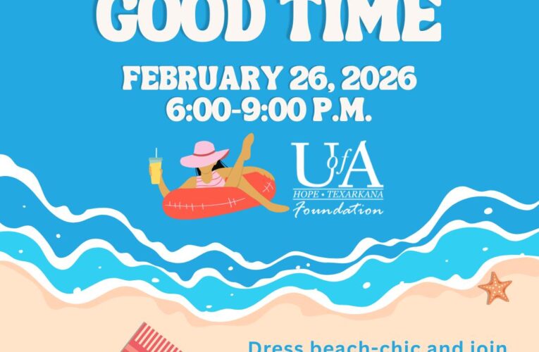 UA Hope-Texarkana Foundation invites community to a “Beachin’ Good Time” at 19th Annual Beads, Bags, and Bangles Kids’ College Fundraiser