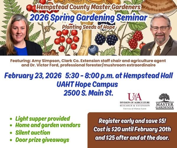 2026 Spring Gardening Seminar coming to Hempstead Hall