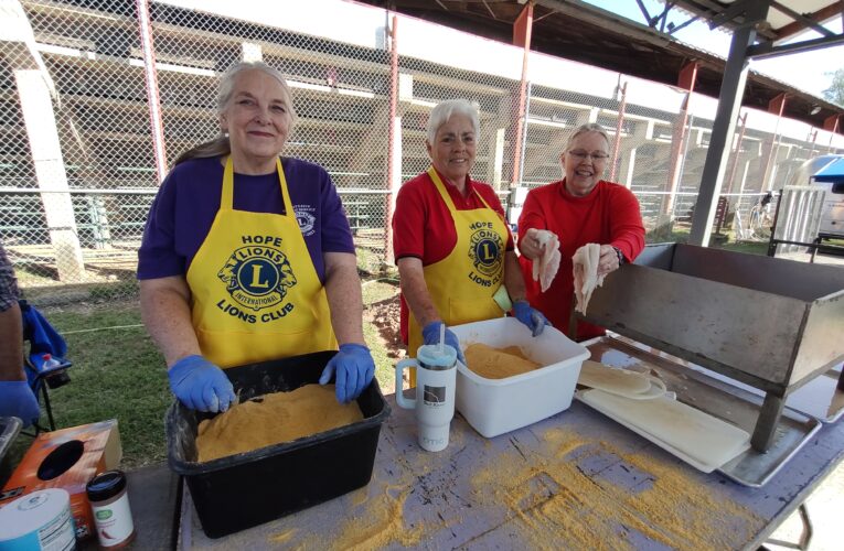 Good Crowd for Lions Fish Fry for Hope in Action